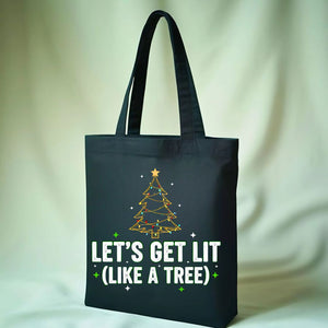 Let's Get Lit Funny Party Tote Bag