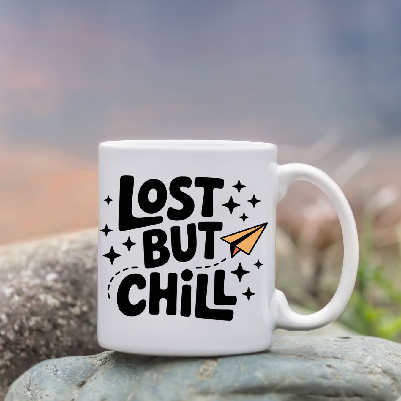Funny sarcastic typography mug by Memez Store