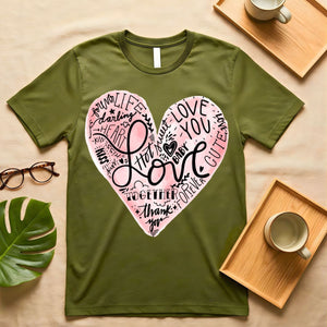 Cute love heart t-shirt perfect for Valentine’s Day gifting