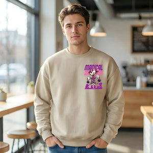 Magical graver animal street revival crewneck sweatshirt