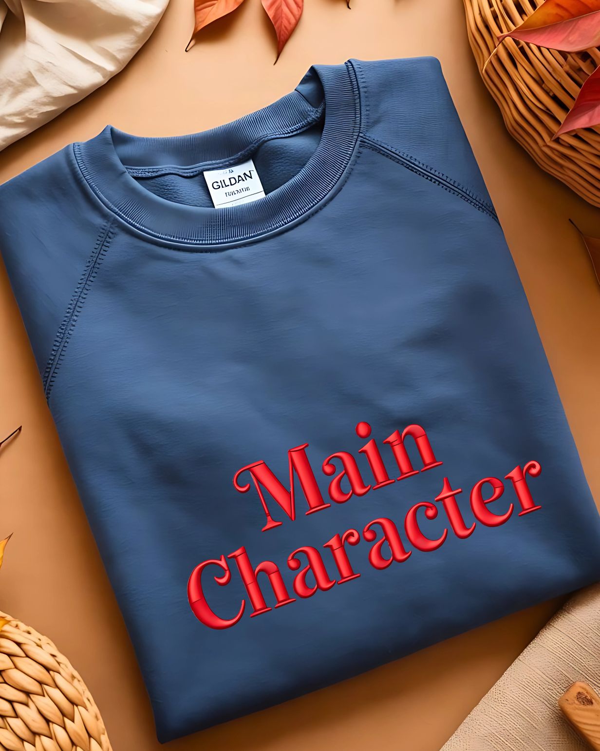 Main Character Meme embroidered sweatshirt Memez Store
