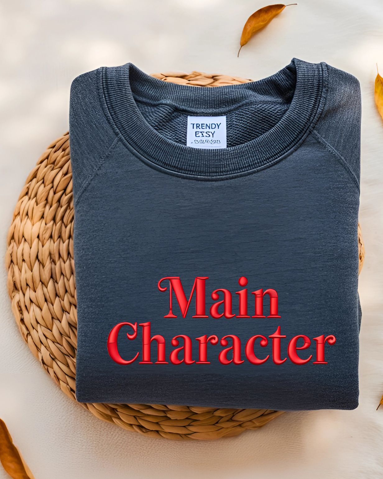 Main Character Meme embroidered sweatshirt Memez Store