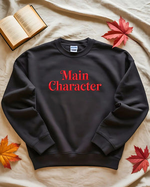 Main Character Meme embroidered sweatshirt Memez Store