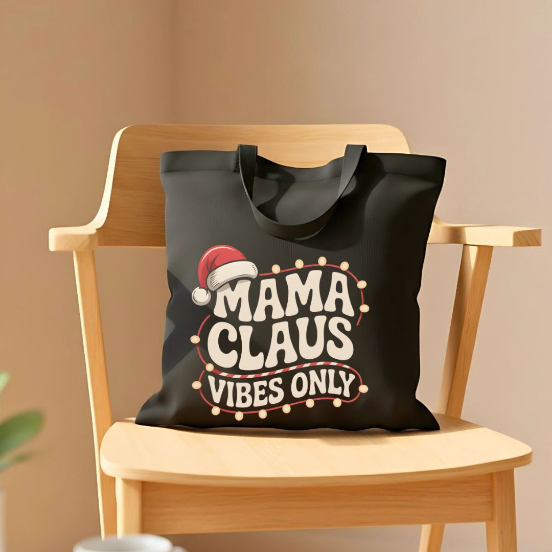 Mama Clause Funny Christmas Tote Bag
