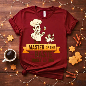 Master of Baste funny cooking pun t-shirt