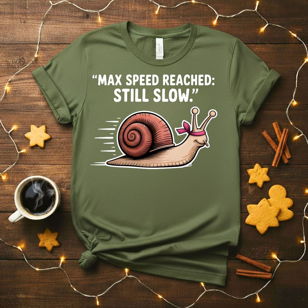 Maximum Speed Reach Still Slow Funny Sloth T-Shirt