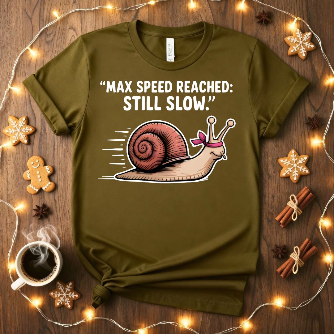 Maximum Speed Reach Still Slow Funny Sloth T-Shirt