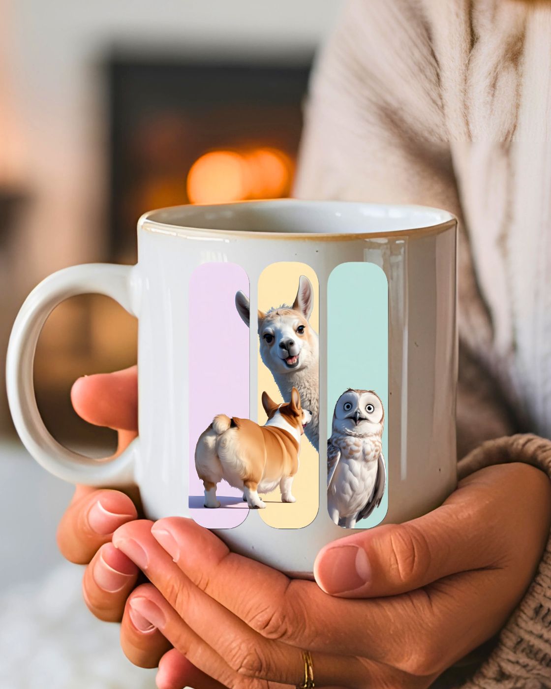 Memez Store Animal Collage Mug 11oz &amp; 15oz”