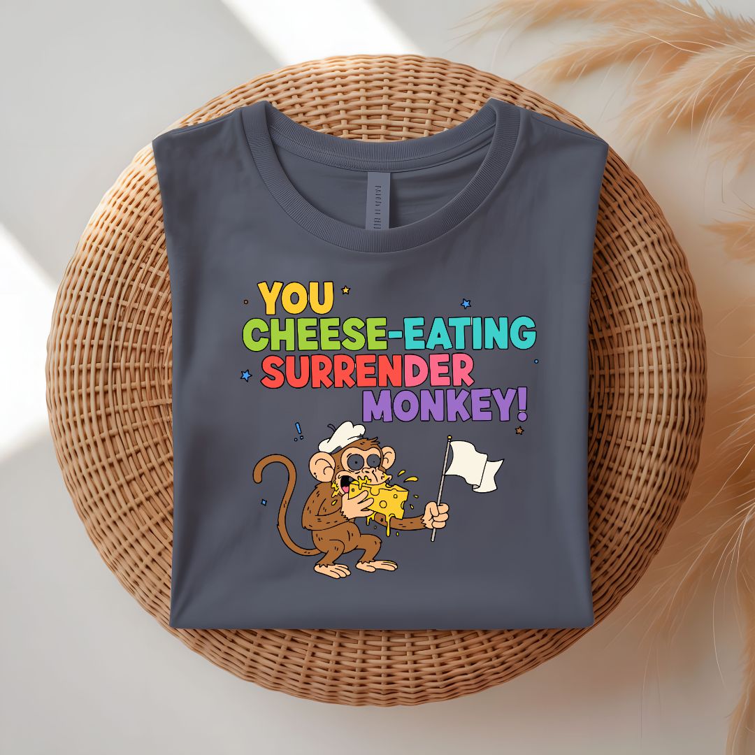 Monkey Funny Humor Graphic T-Shirt