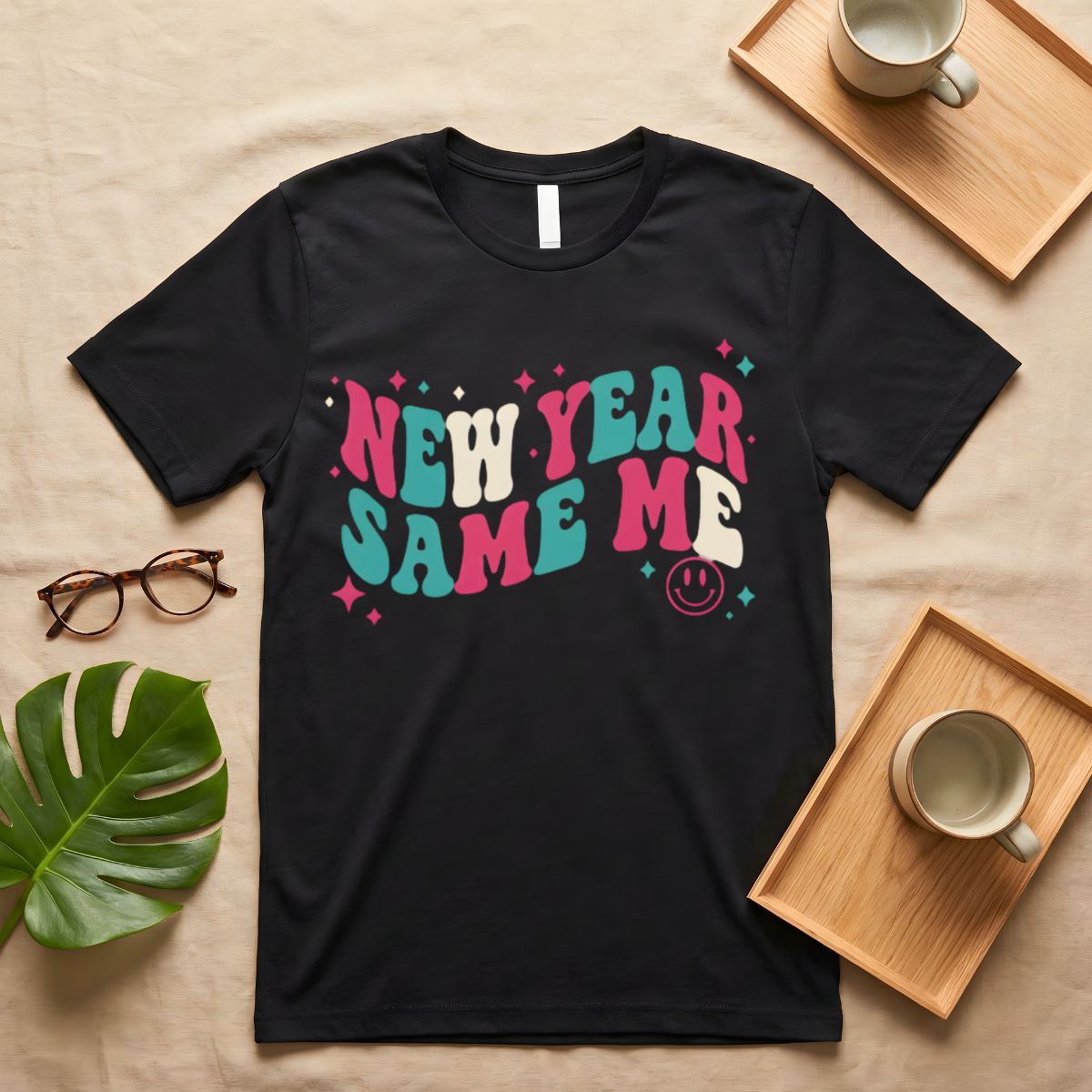 New Year Same Me Funny Meme  Tee