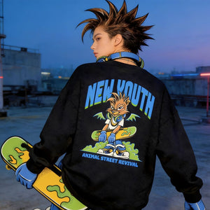 New youth streetwear crewneck sweatshirt by Memez Store