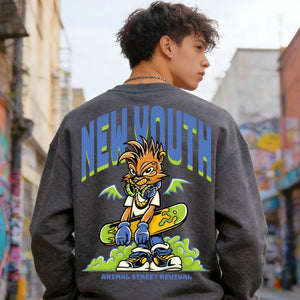 New youth streetwear crewneck sweatshirt by Memez Store