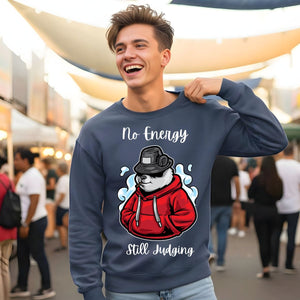Urban graphic No Energy unisex crewneck sweatshirt