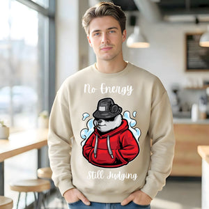 Urban graphic No Energy unisex crewneck sweatshirt