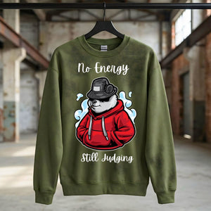 Urban graphic No Energy unisex crewneck sweatshirt