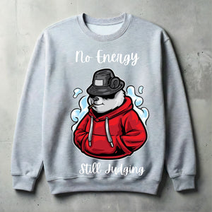 Urban graphic No Energy unisex crewneck sweatshirt