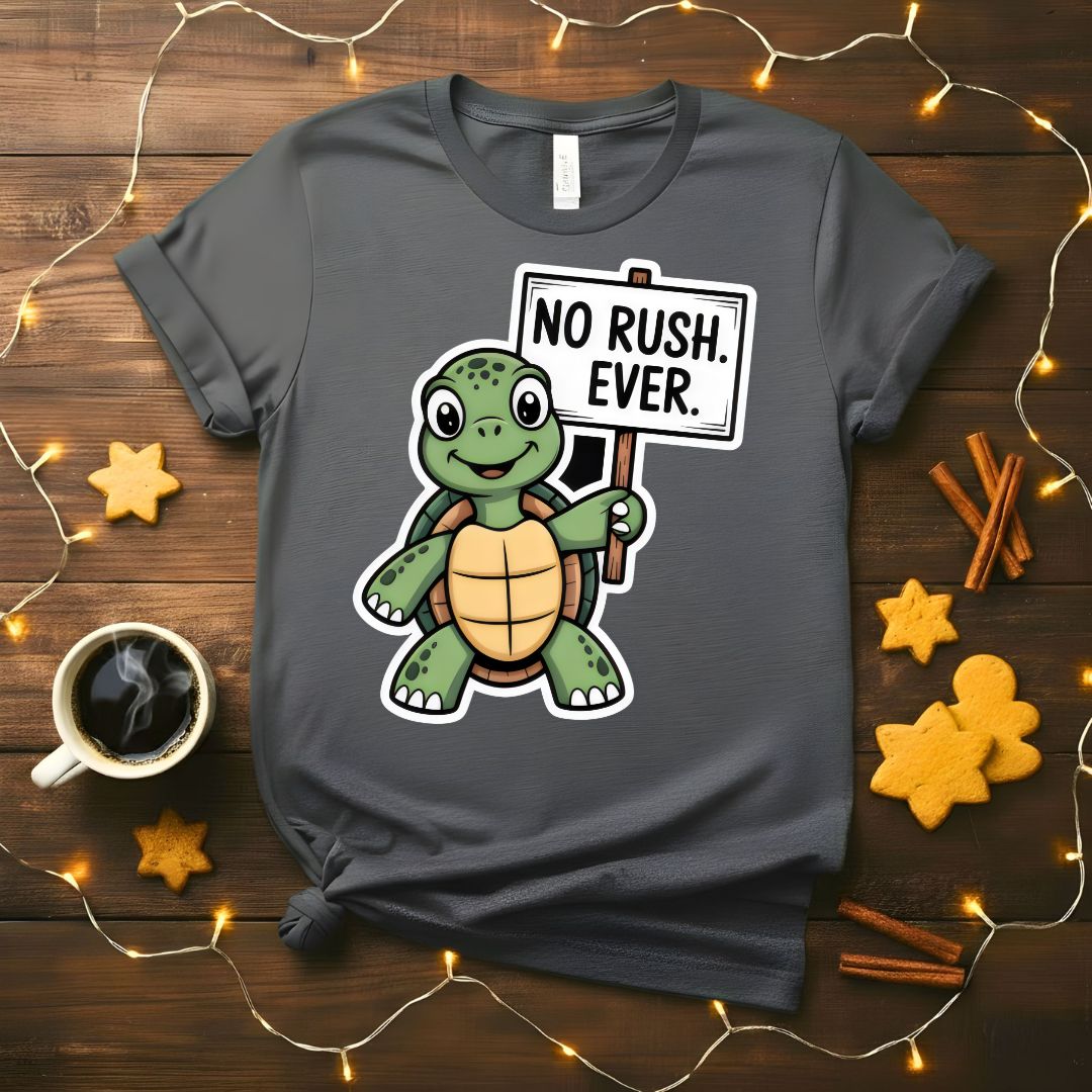 No Rush Over Funny Sarcastic Humor T-Shirt