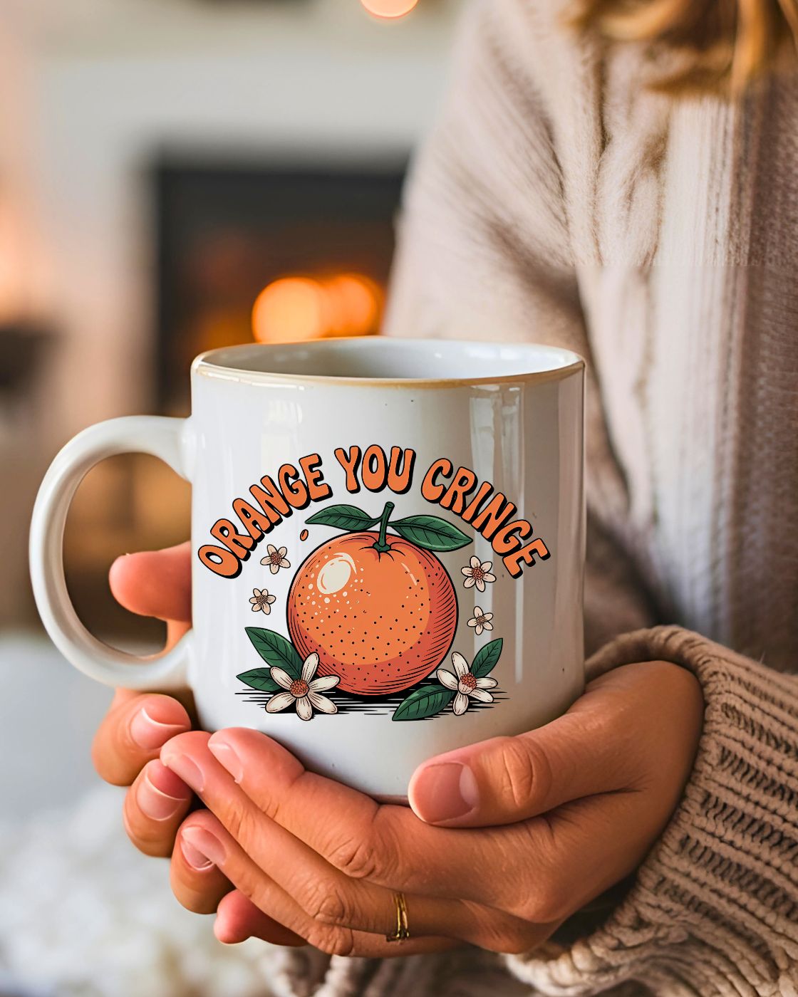 Orange You Cringe 11oz &amp; 15oz meme mug by Memez Store