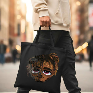 Parody Face Meme Tote Bag with This is Fine dog design