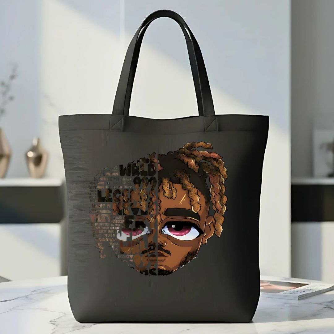 Parody Face Meme Tote Bag with This is Fine dog design