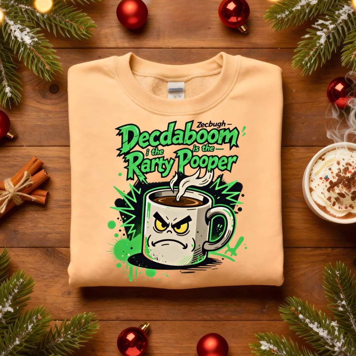 Party Popper Christmas meme sweatshirt, funny holiday humor sweatshirt, cozy festive unisex sweatshirt for Christmas 2025, meme funny Christmas outfit for men and women, holiday party wear.