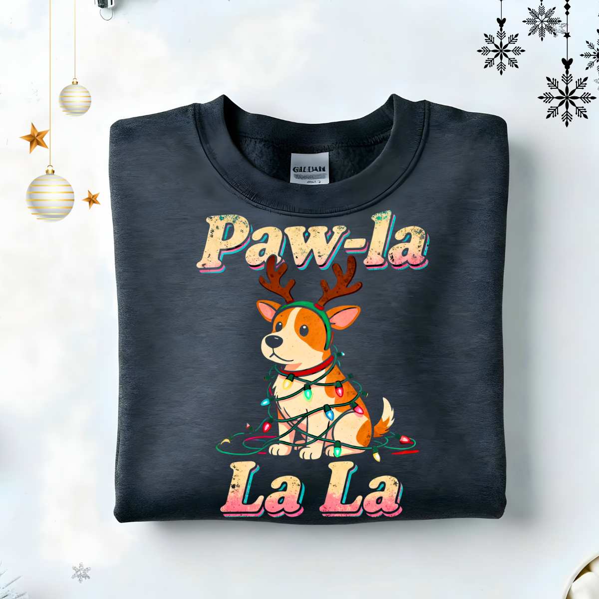 Pawla Retro Animal Christmas Sweatshirt – funny vintage pet lover Christmas meme sweatshirt for dog and cat owners by Memez.Store