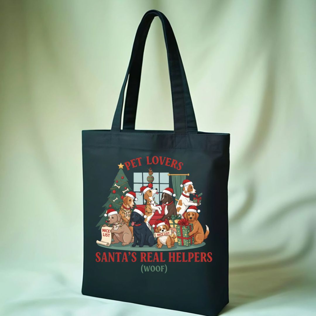 Pet Lovers Adorable Animal Tote Bag