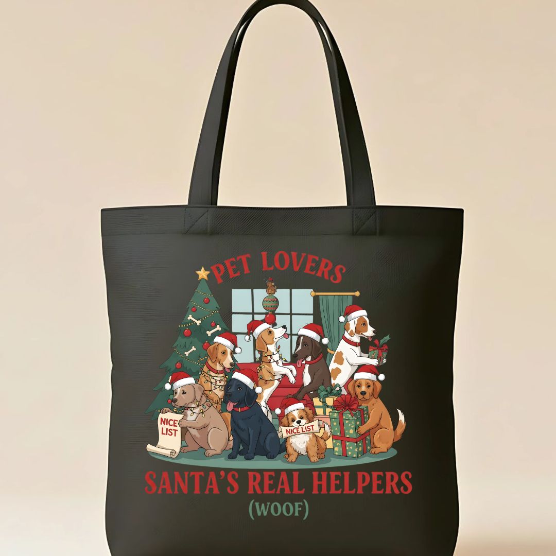 Pet Lovers Adorable Animal Tote Bag