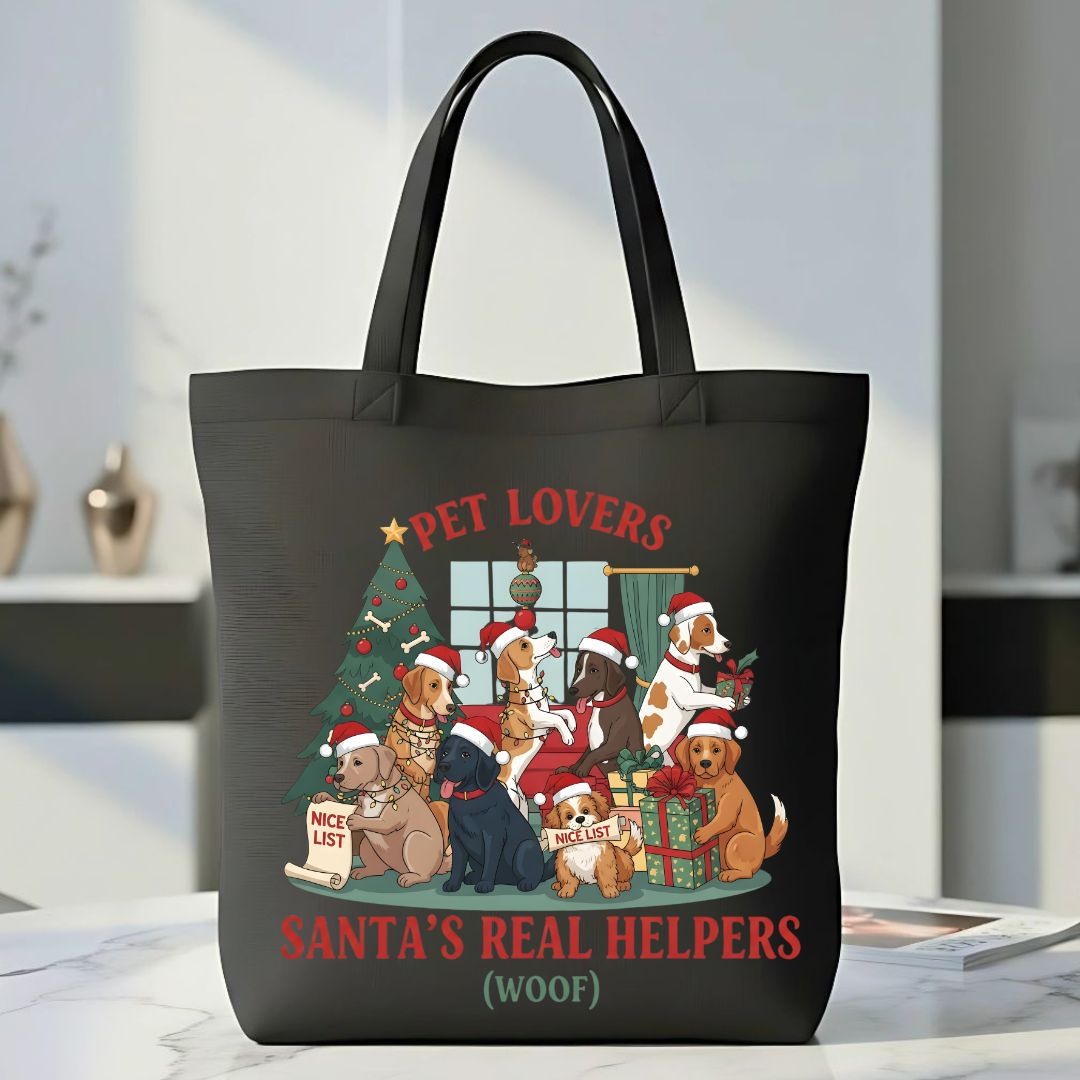 Pet Lovers Adorable Animal Tote Bag