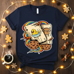 Playing Cards and Cookies Meme Funny T-Shirt