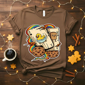 Playing Cards and Cookies Meme Funny T-Shirt