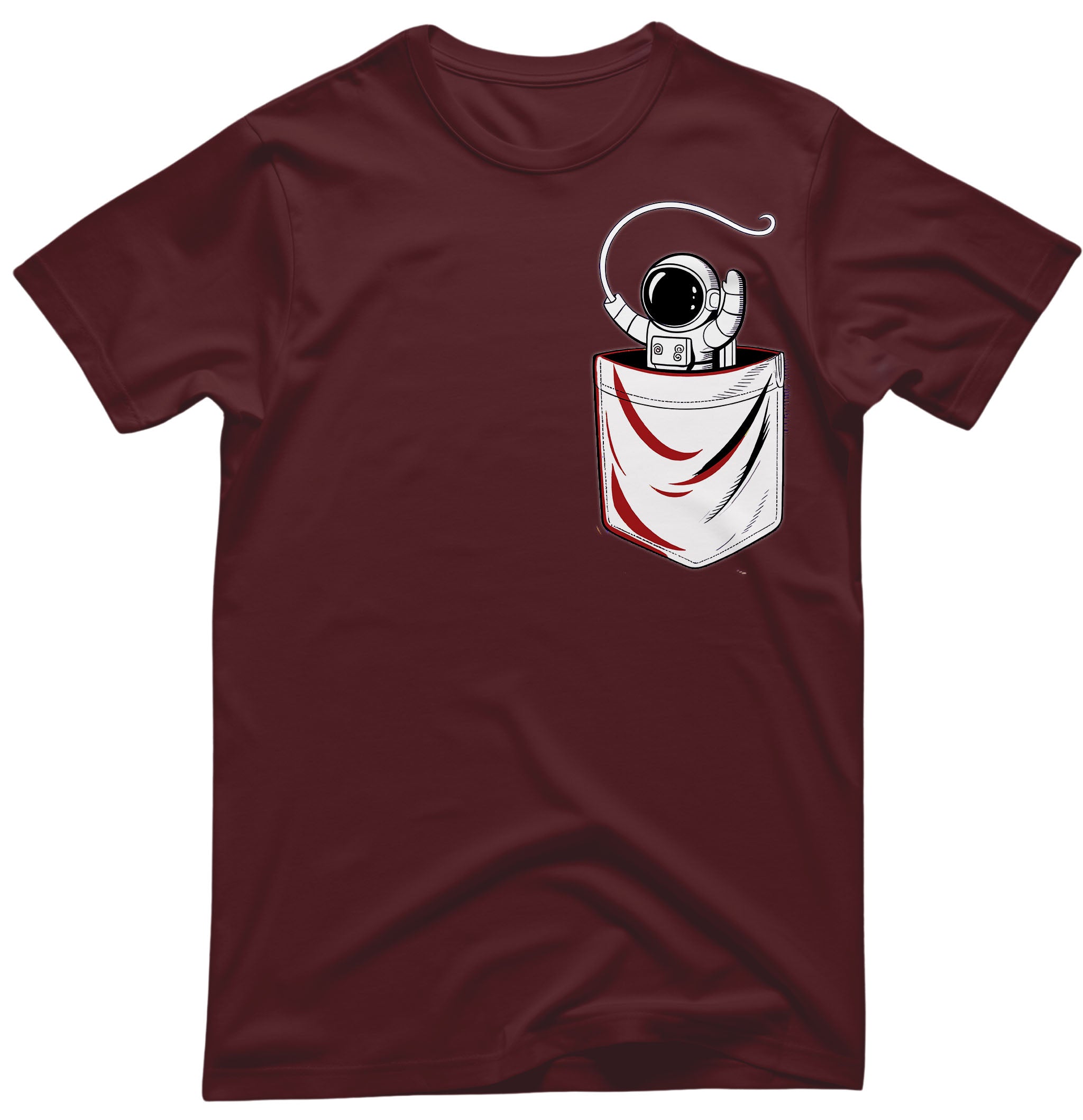 Pocket Astronaut Unisex Tee - Space Humor Apparel | Memez Store