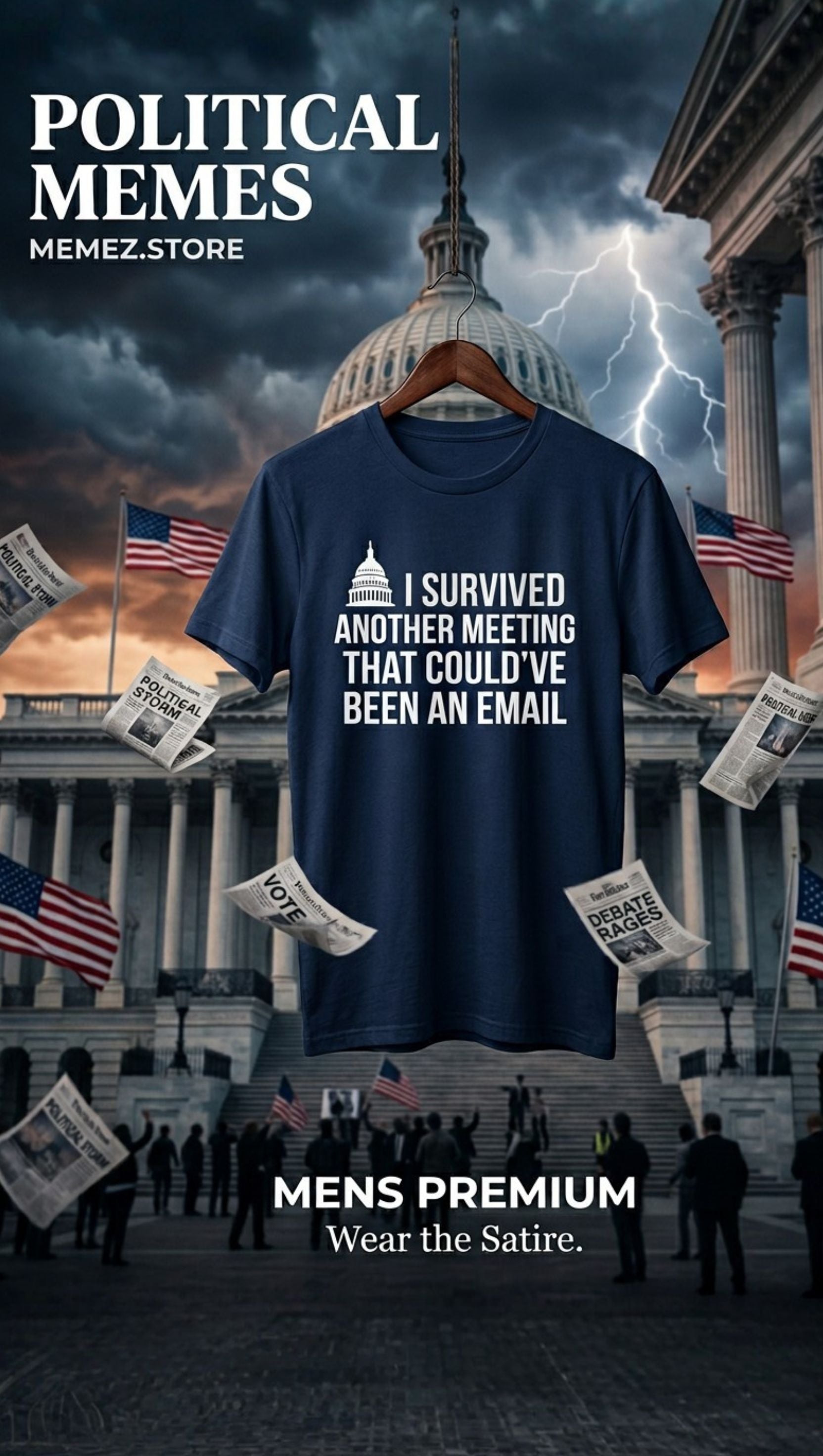 Political Meme Tee Collection Memez Store Collection banner