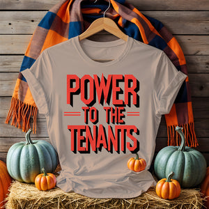 Power of Tenants Political Graphic Tee – Meme-Inspired Statement Shirt by Memez Store