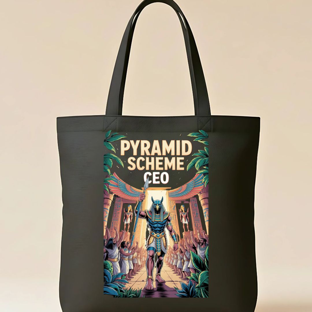 Pyramid Scheme CEO Funny Sarcastic Tote Bag