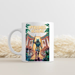 Pyramid Scheme CEO Meme Mug By Memez Store 