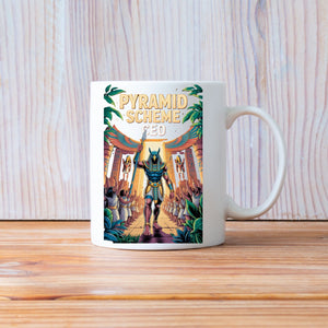 Pyramid Scheme CEO Meme Mug By Memez Store 