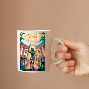 Pyramid Scheme CEO Meme Mug By Memez Store 
