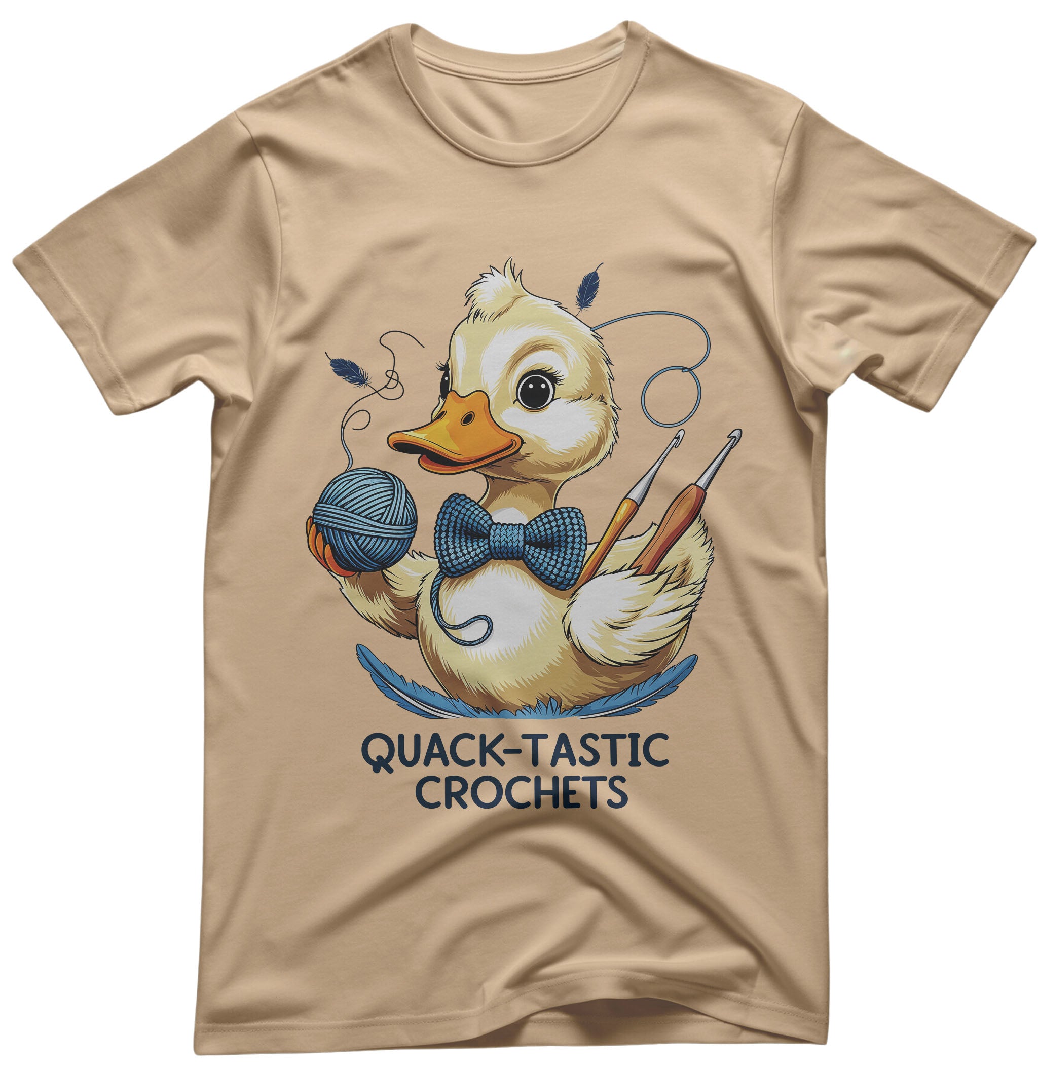Quack-Tastic Crochet Funny Meme Tee - Unisex Apparel | Memez Store