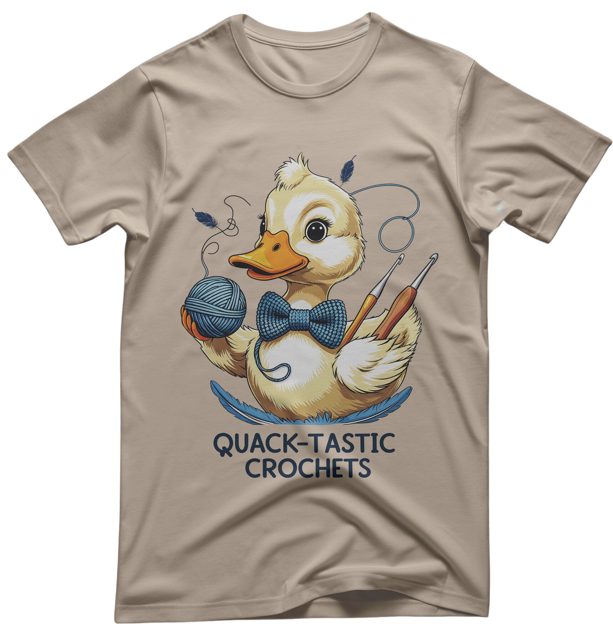 Quack-Tastic Crochet Funny Meme Tee - Unisex Apparel | Memez Store