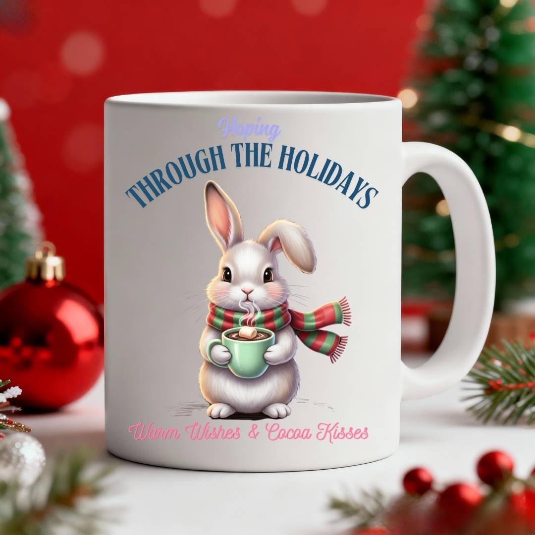Rabbit Love Coffee Mug – cute bunny meme ceramic mug for coffee lovers, animal humor gift by Memez.Store
