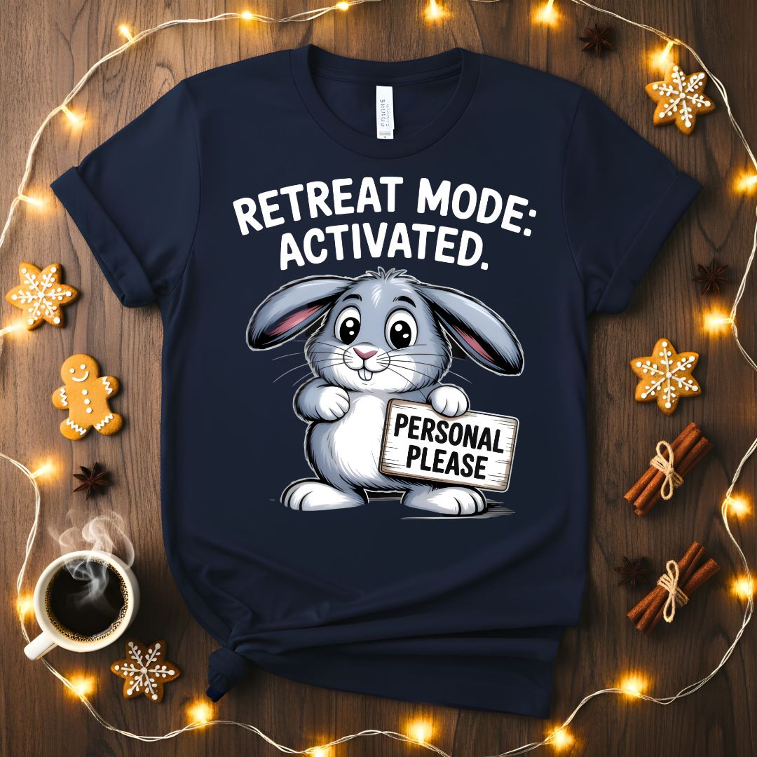 Retreat Mode Funny Introvert Humor T-Shirt