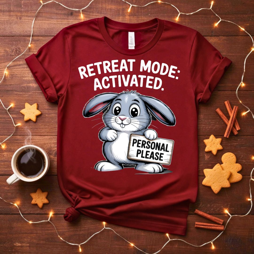 Retreat Mode Funny Introvert Humor T-Shirt