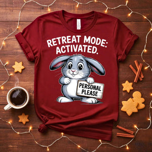 Retreat Mode Funny Introvert Humor T-Shirt