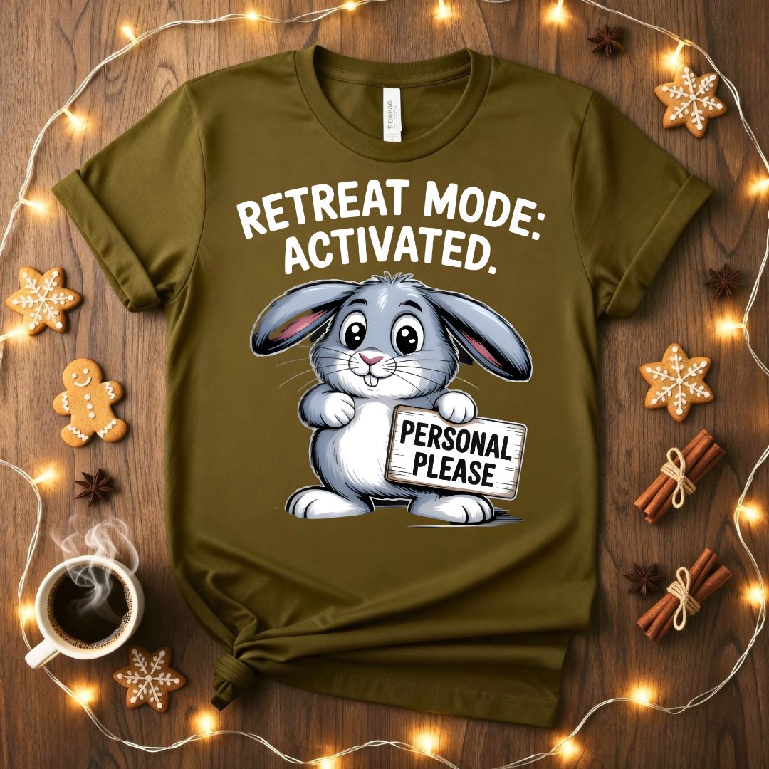 Retreat Mode Funny Introvert Humor T-Shirt