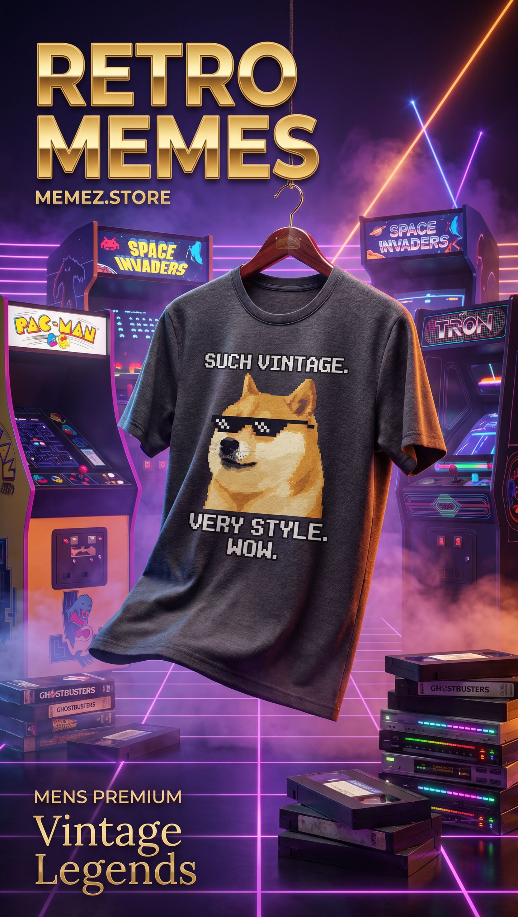 Retro memes Tee Collection by Memez Store banner 