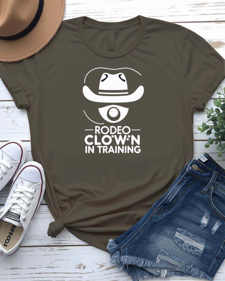“Rodeo Clown Tee – Funny Western Shirt by Memez Store”