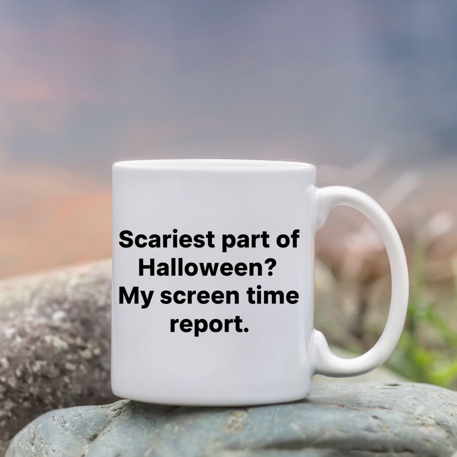 “Funny spooky season meme ceramic mug