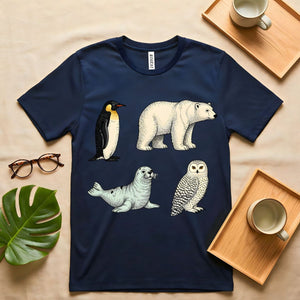 Ocean animal illustration t shirt for beach lovers