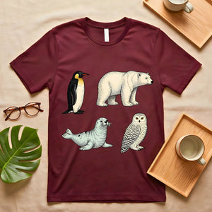 Ocean animal illustration t shirt for beach lovers